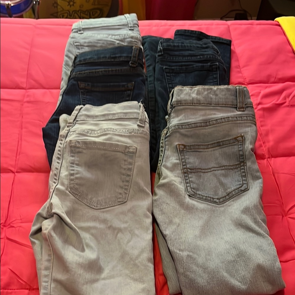 The Children's Place Black and Gray Jeans Collection